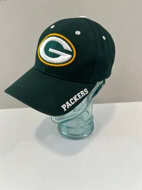 New NFL Green Bay Packers Team Apparel Hat Velcro Sizing One Size Fits Most JL